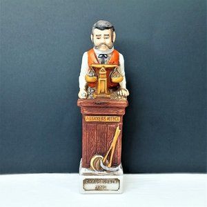 1974 Haas Bros Cyrus Noble Mine Assayer's Office 6"Whiskey Decanter Empty AS IS